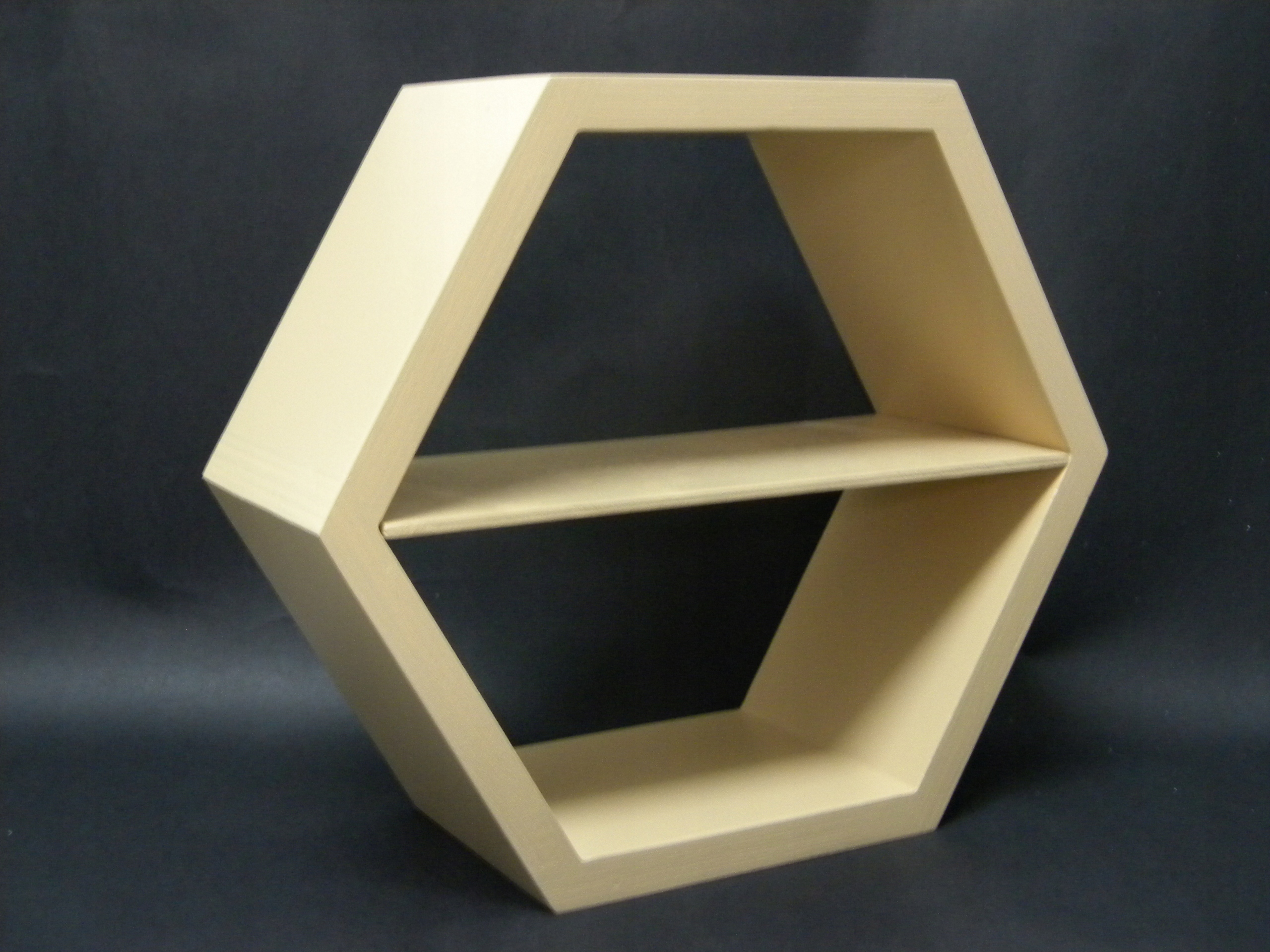 DREWNIANA PÓŁKA PLASTER MIODU HEXAGON TOFFI Kod producenta 123