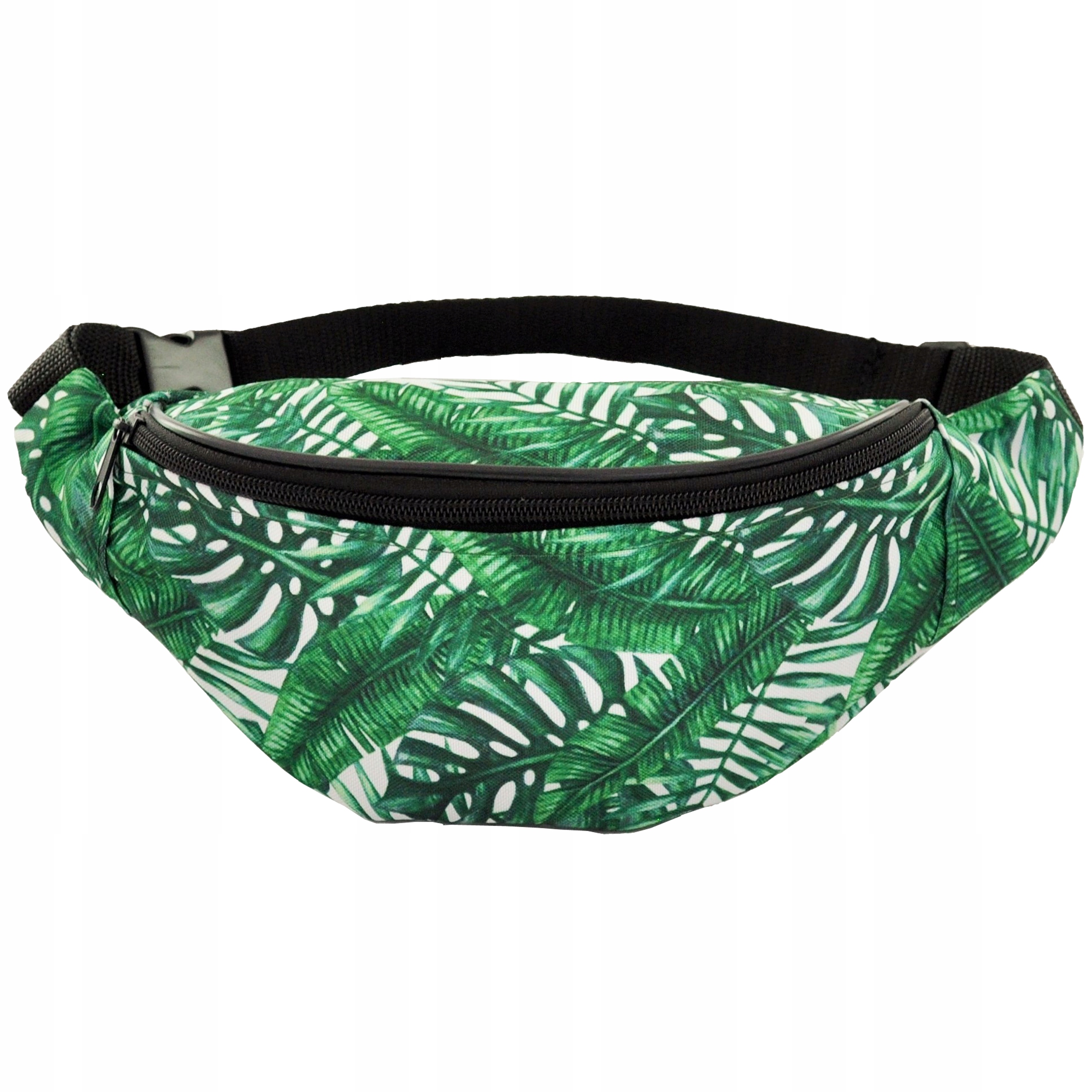 NERKA SASZETKA Torba Biodrowa ZIELONE KWIATY