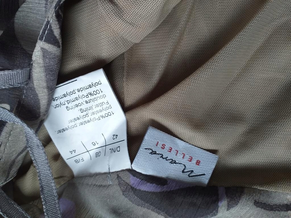 L99_CIENKA ZWIEWNA LETNIA SPÓDNICA Z PODSZEWKĄ_XL Wzór dominujący inny wzór