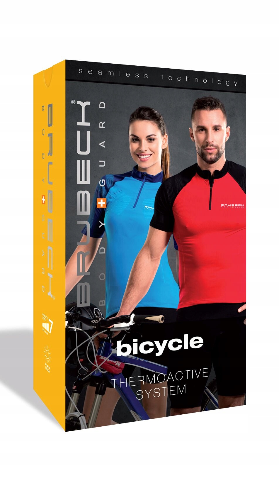 Brubeck TERMOAKTYWNE majtki z wkładką ROWEROWĄ -S Rozmiar S