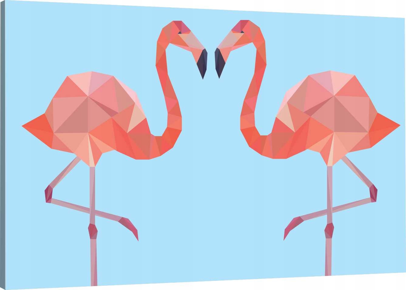 

Obraz Na Płótnie Flamingi Abstrakcja 90x60 980 Wz