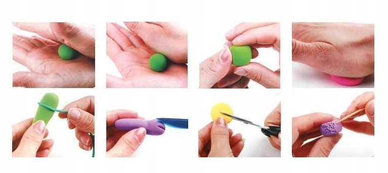 PLASTELINA SENSO PIANKOLINA GLINA POLIMEROWA ZESTAW 24 SZT Szerokość produktu 8 cm