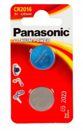 

Bateria Litowa Panasonic CR2016 3V Blister 2 szt