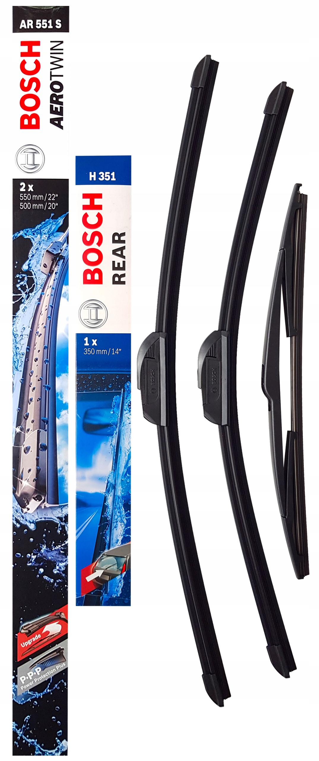 

Wycieraczki Bosch Przód Tył Do Bmw X3 E83 04-10