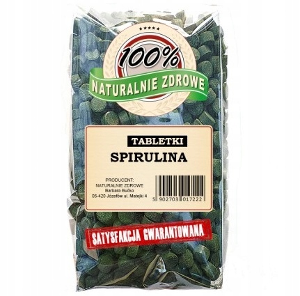 

Spirulina 400 Tabletek / 100g