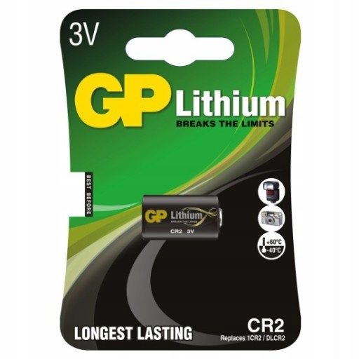 

Bateria litowa Gp CR2 3V aparat fotograficzny 1CR2