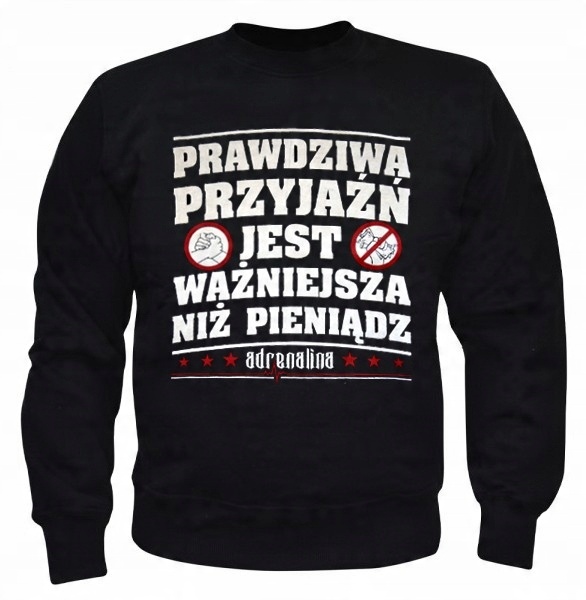 

Bluza kibicowska Przyjaźń Acab Hooligans Bsnt r.L