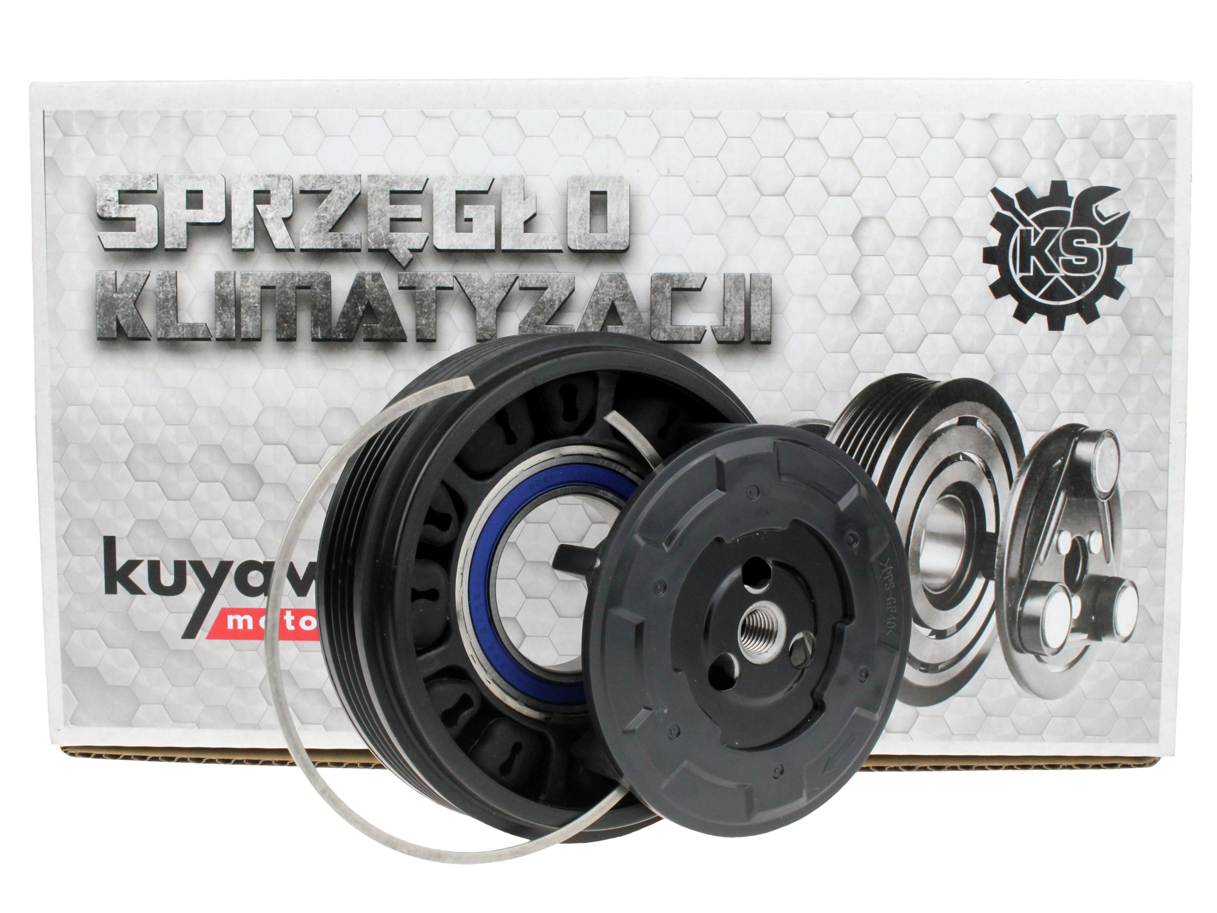 SPRZĘGŁO SPRĘŻARKI KOMPRESORA DENSO 4PK 100MM BMW