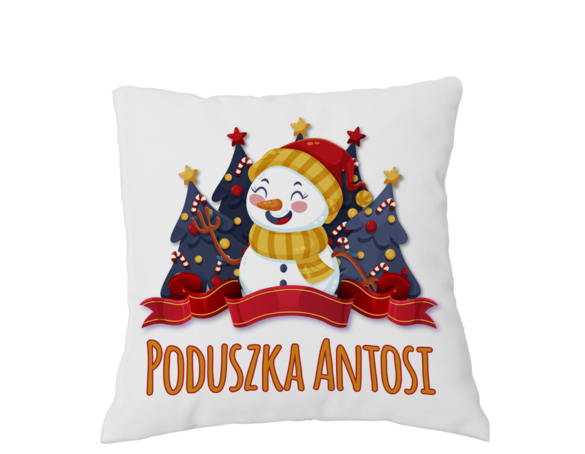 

Poduszka Święta Mikołajki Z Imieniem