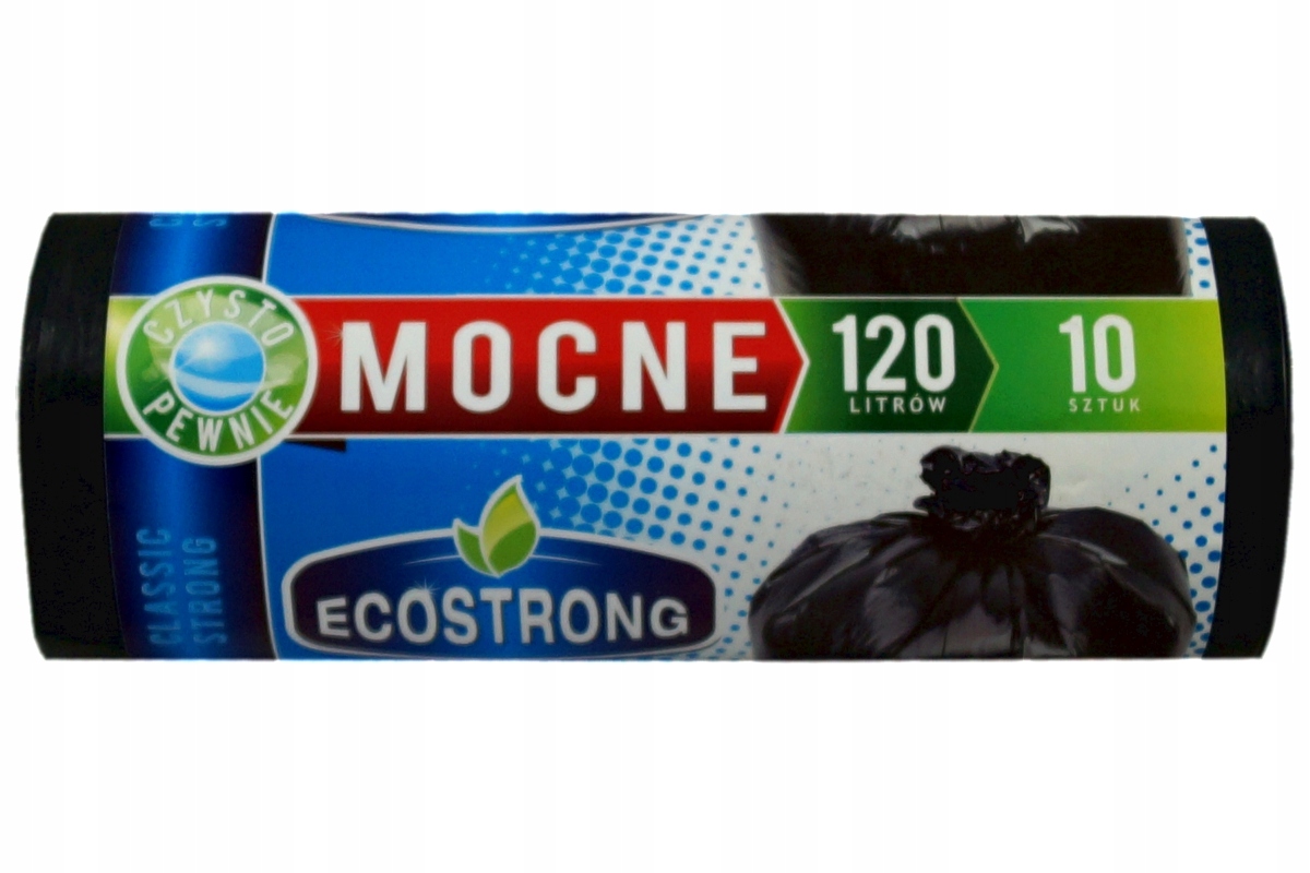 

Worki na śmieci Ecostrong 120 l x 10 szt Ldpe