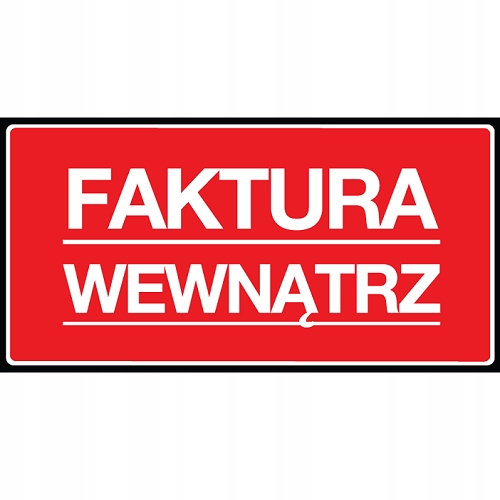 

Naklejki Ostrzegawcze Faktura Wewnątrz 100szt