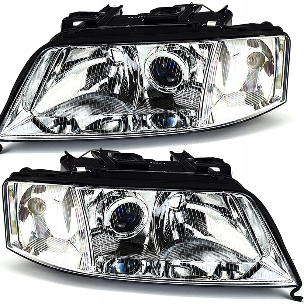 Světlomety Přední Lampa H1+H7 Audi A6 C5 1997-1999 Pravá Levá Předliftová Depo