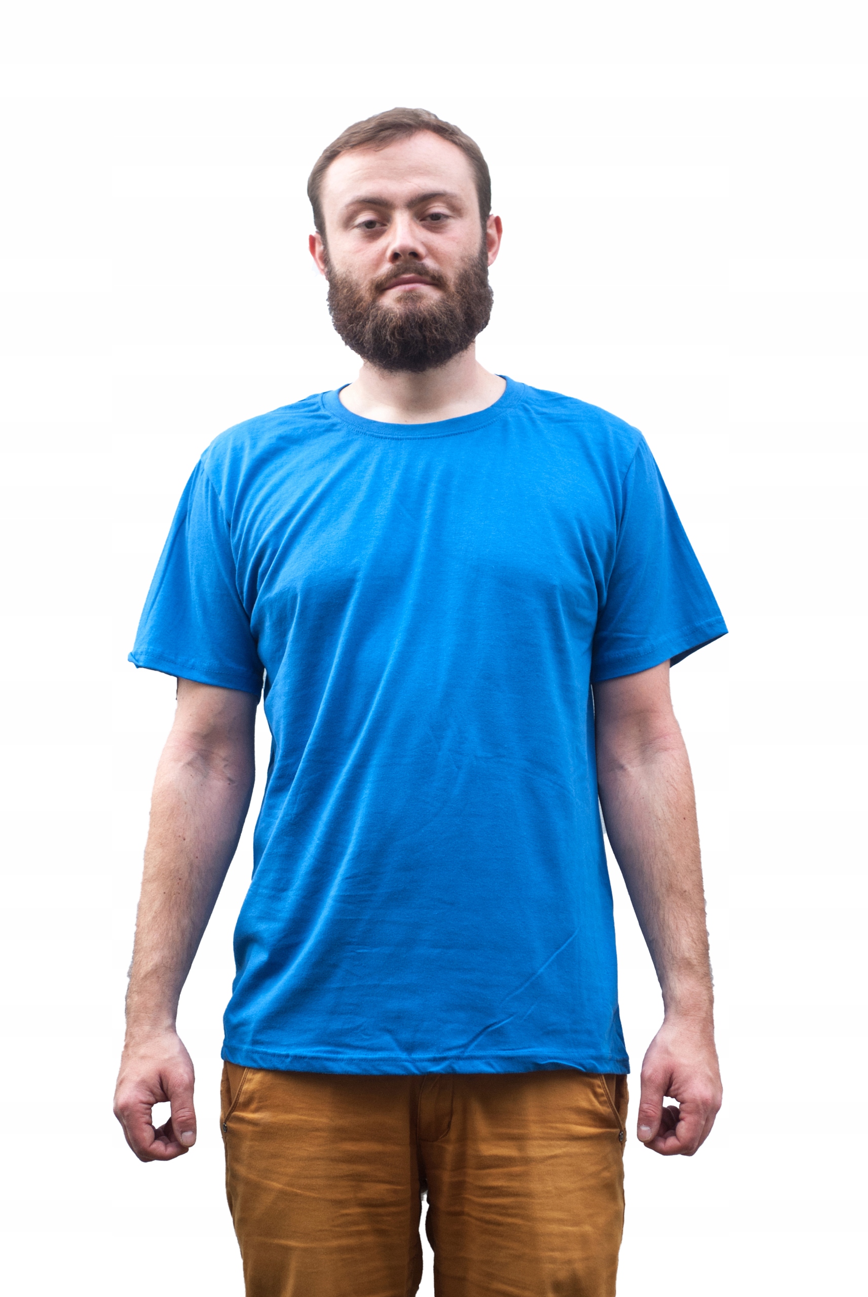 

Koszulka Męska T-shirt Niebieska Rozmiar XL