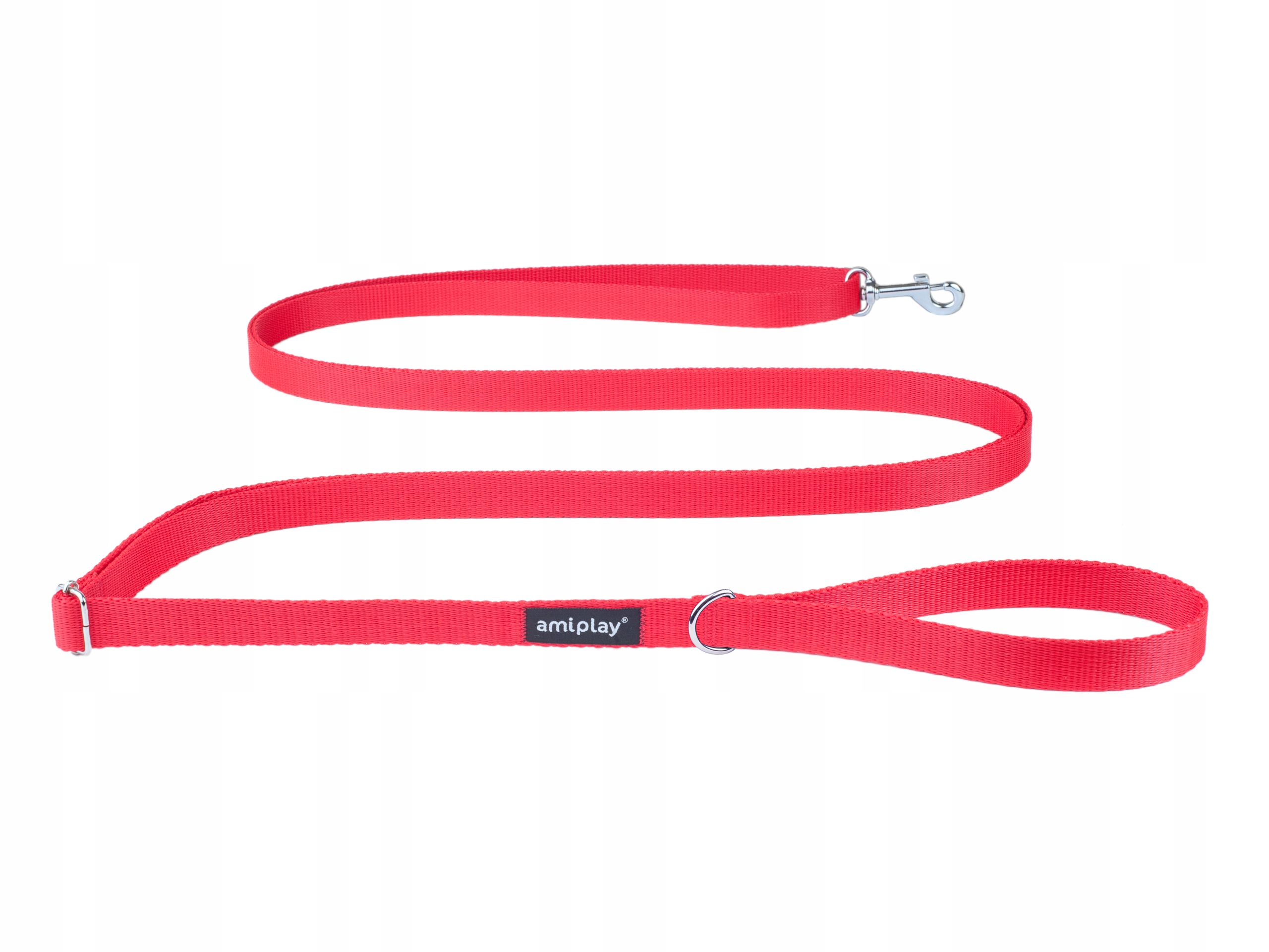 

amiplay Smycz regulowana Easy Fix Basic L Czerwona