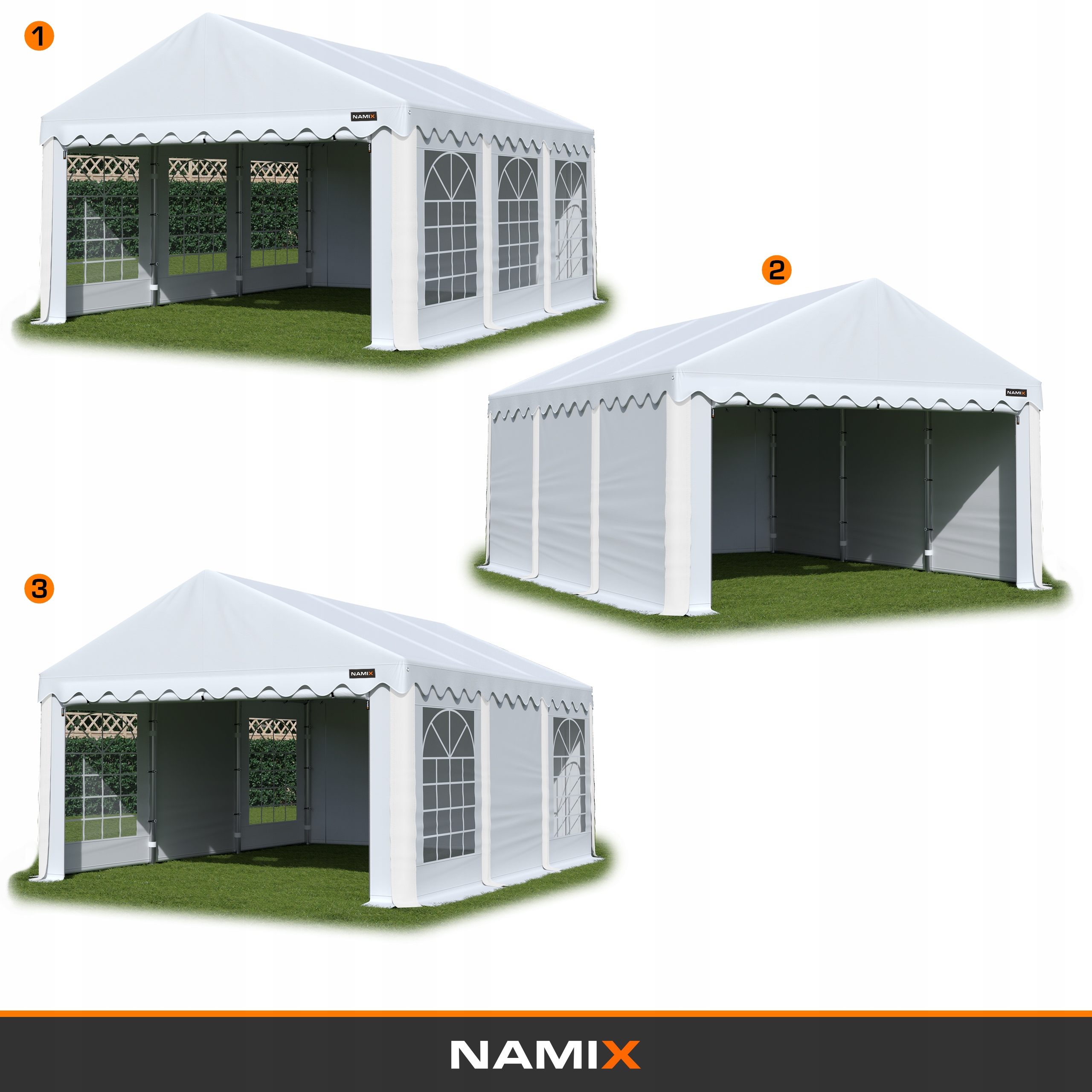 BASIC TENT 3x2 для сада РАЗНЫЕ ЦВЕТА Количество боковых стенок 4 стенки