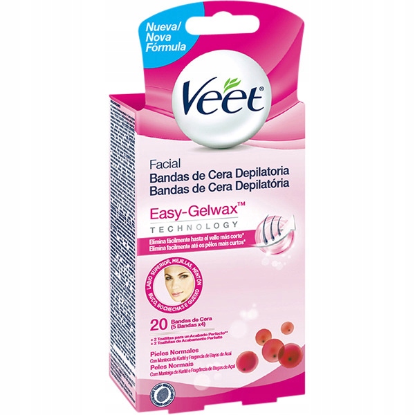

Veet Plastry Z Woskiem Do Depilacji Twarzy 20szt