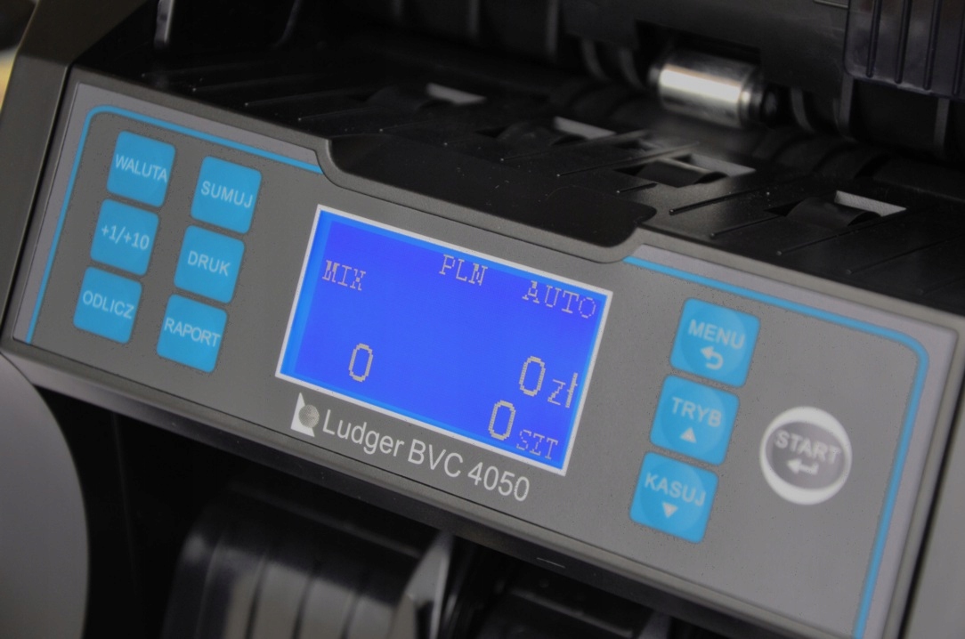 Ludger BVC 4050 Liczarka banknotów WARTOŚCIOWA Przeznaczenie do banknotów