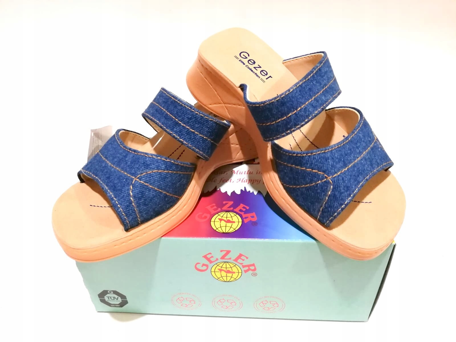 

Buty Klapki dziewczęce Jeans Gezer 33