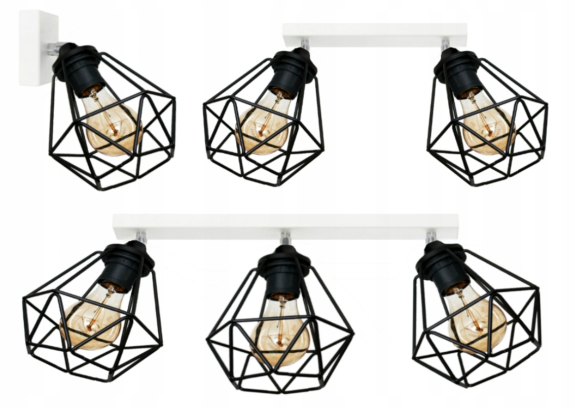 Kinkiet na przegubach DIAMOND WHITE można LED Kolekcja DIAMOND