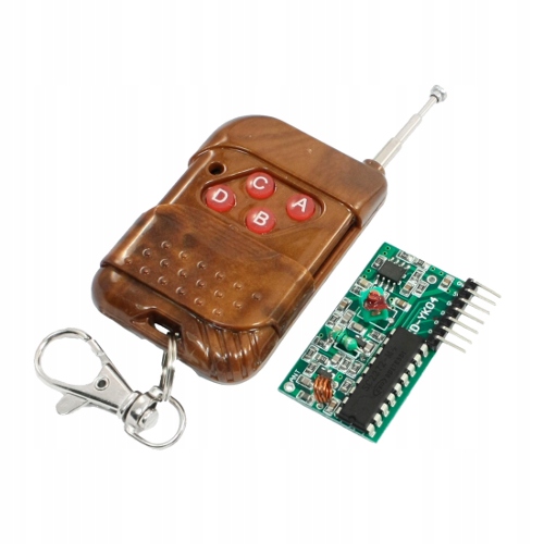 

Zestaw Odbiornik SC2272 + Pilot 4-kanałowy Arduino