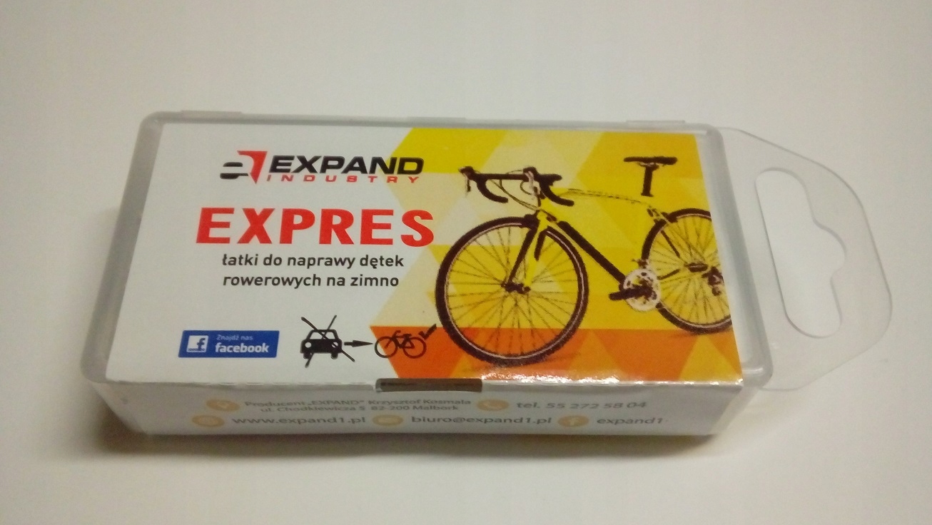 

Zestaw Naprawczy Łatek 9 szt klej 5g Expres Expand