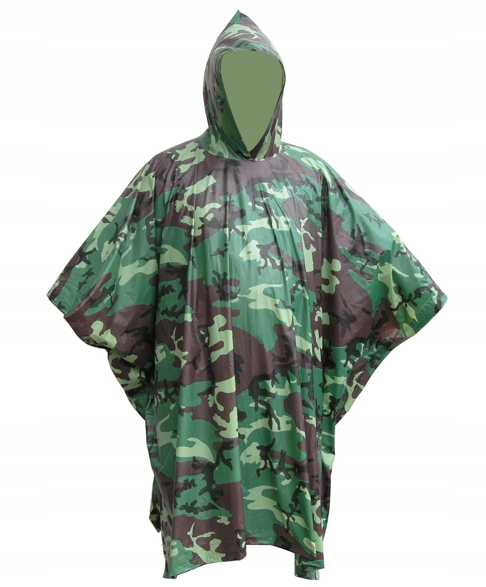 

Poncho Lekka Peleryna Przeciwdeszczowa Woodland