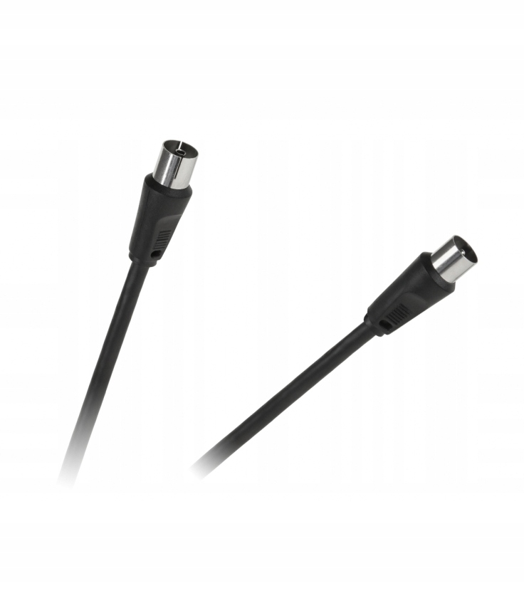 

Kabel antenowy Tv Video czarny 1,8m