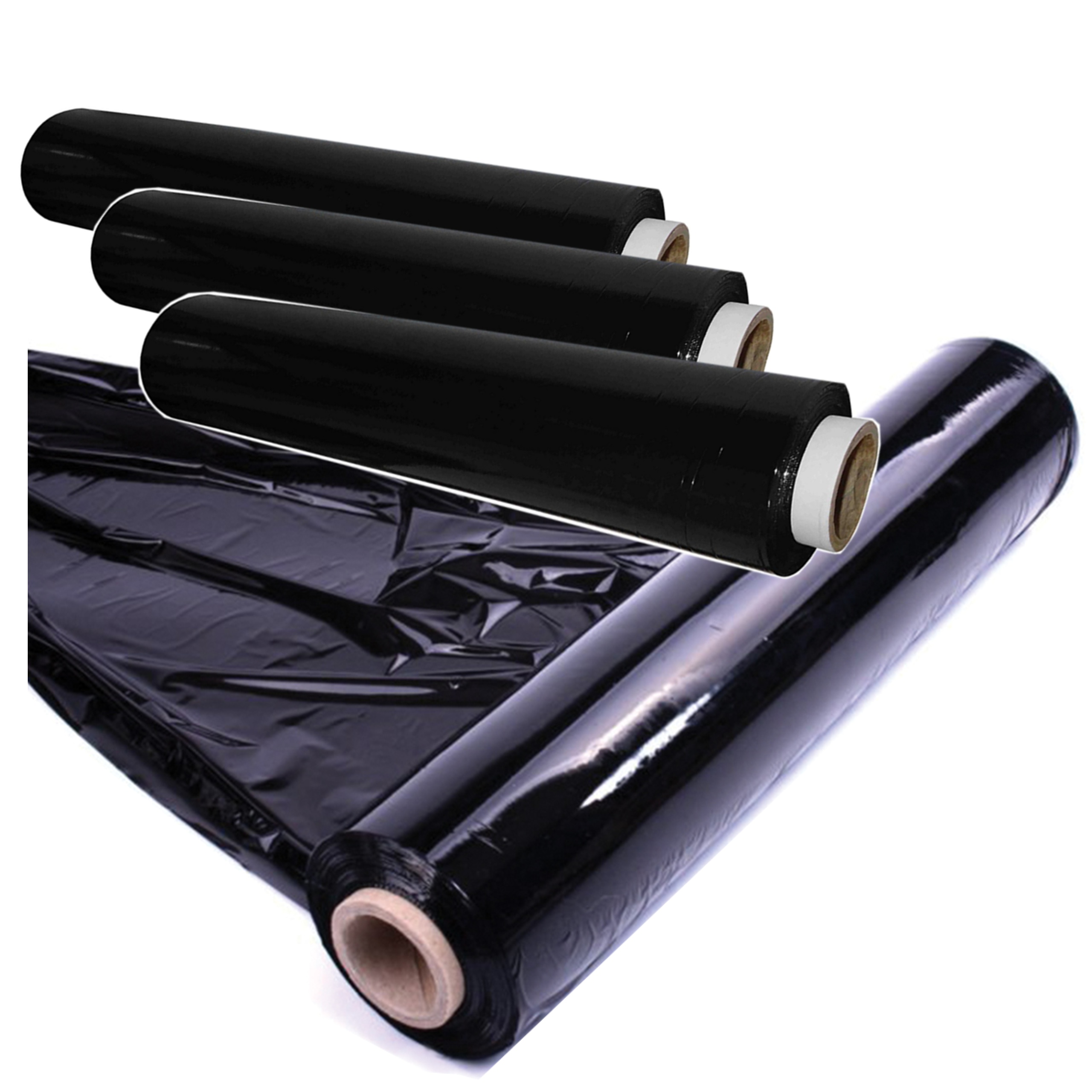 FOLIA STRETCH STRECZ CZARNA ROLKA 3 K G EXTRA MOCNA i KRYJĄCA XL