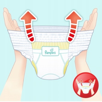 PAMPERS PANTS 8 PIELUCHOMAJTKI 32 SZT 19+ KG PIELU Waga dziecka 19-19 kg