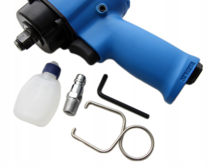 HOGERT - Klucz udarowy pneumatyczny 1/2", 1000Nm HT4R621. PROFI NARZĘDZIA Marka Hoegert Technik