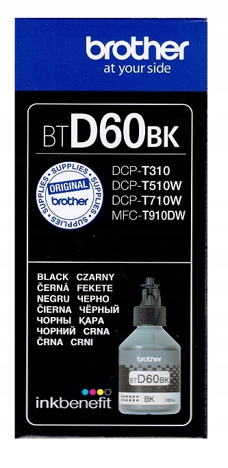 

Tusz Brother BTD60BK DCP-T310 DCP-T510W DCP-T710W