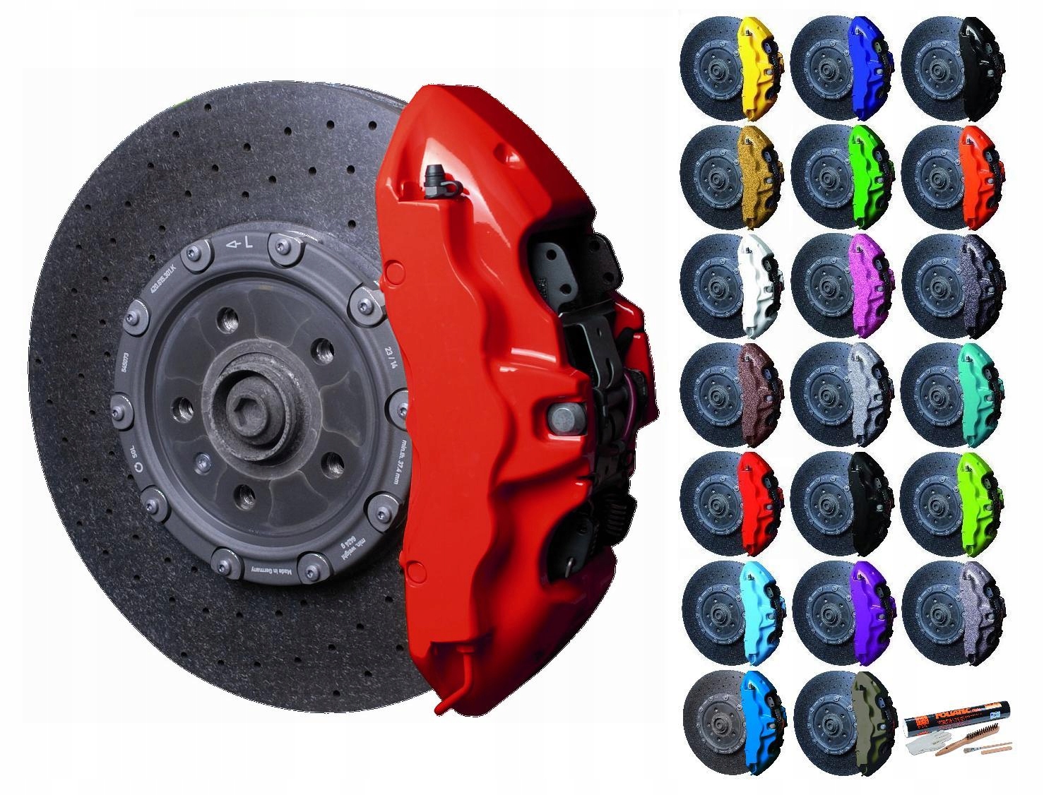 Foliatec lakier farba do zacisków hamulcowych z logo producenta