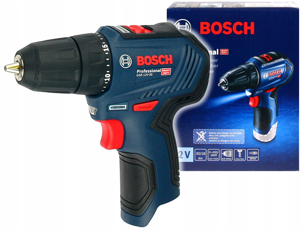 

Wkrętarka Gsr 12V-30 Bosch Bezszczotkowa Korpus