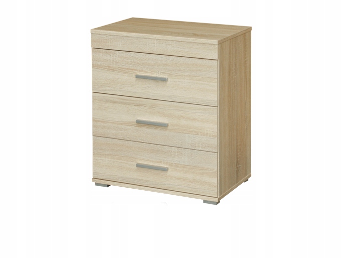 

Mała komoda 60 cm dąb sonoma 3 szuflady M-26