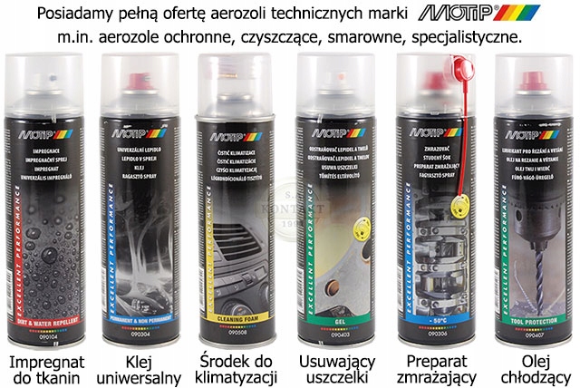 Klej uniwersalny w sprayu 500ml MOTIP 090304 Producent Motip