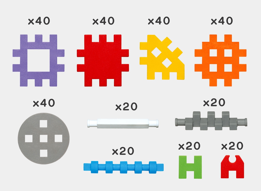 ORYGINAŁ wafle KLOCKI mini WAFFLE 300 KONSTRUKTOR Bohater brak