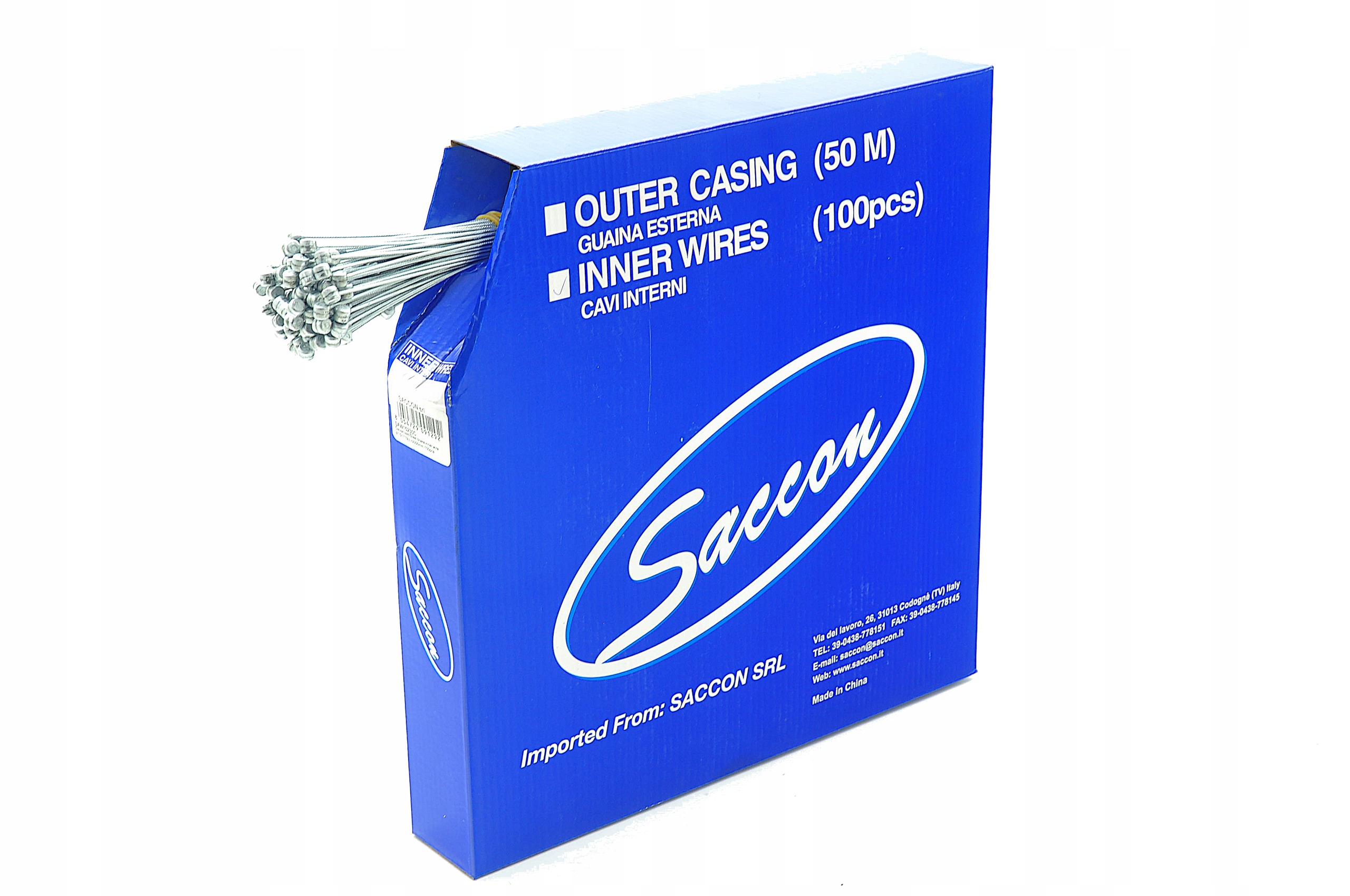 Rowerowa Linka Cięgno hamulca Saccon 2300 mm