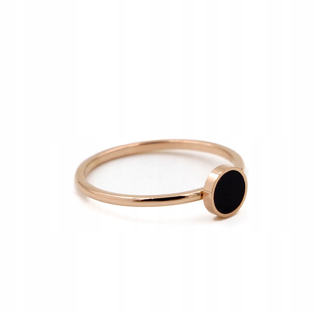 

Pierścionek kółko rose gold stal chirurgiczna