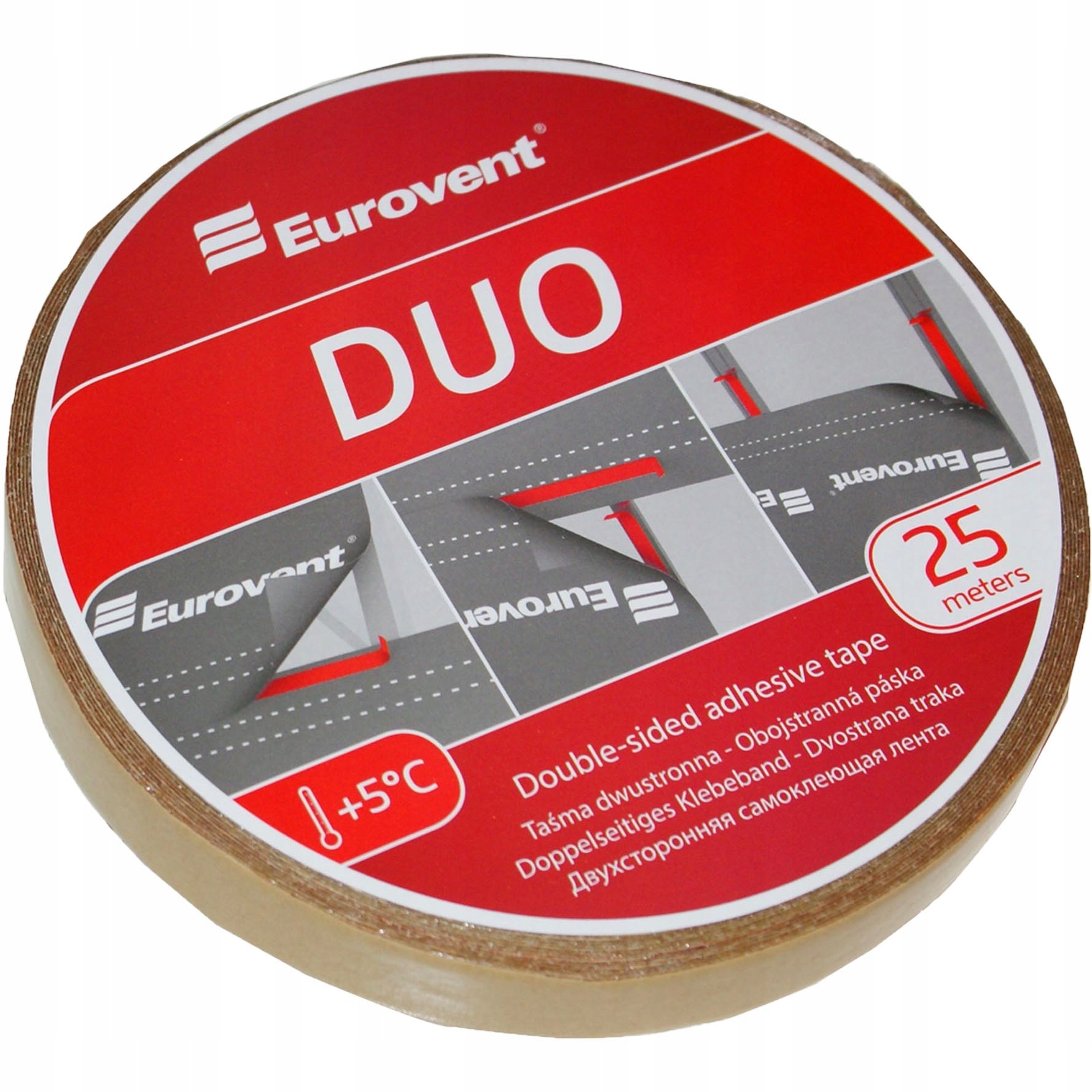

Duo Taśma Dwustronna Do Łączenia Membran foli 25mb