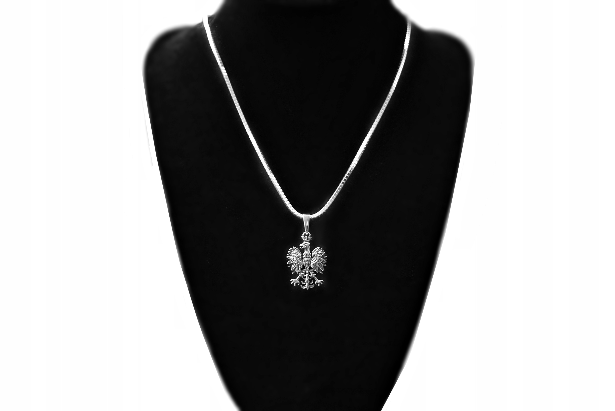 pr.925 SREBRO ZAWIESZKA WISIOR ORZEŁ GODŁO POLSKI Kolekcja patriotyczna