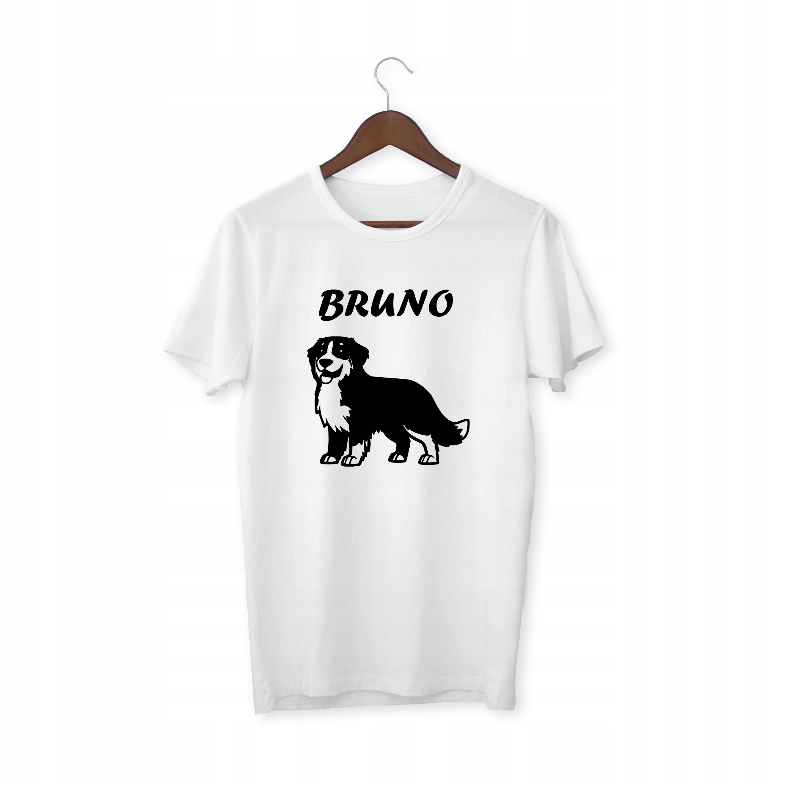 

Tshirt Męski Z Imieniem Psa Imie Psa Dedykowana