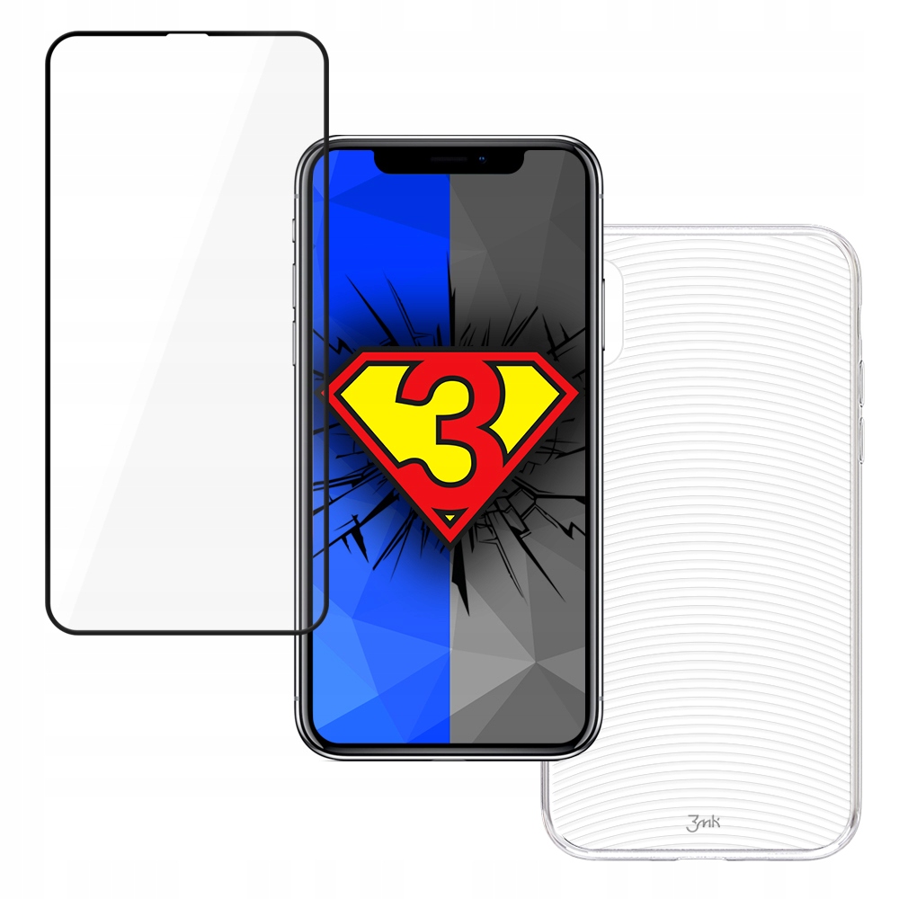 

iPhone Xs - Szkło hartowane 9H + Etui Armor od 3mk
