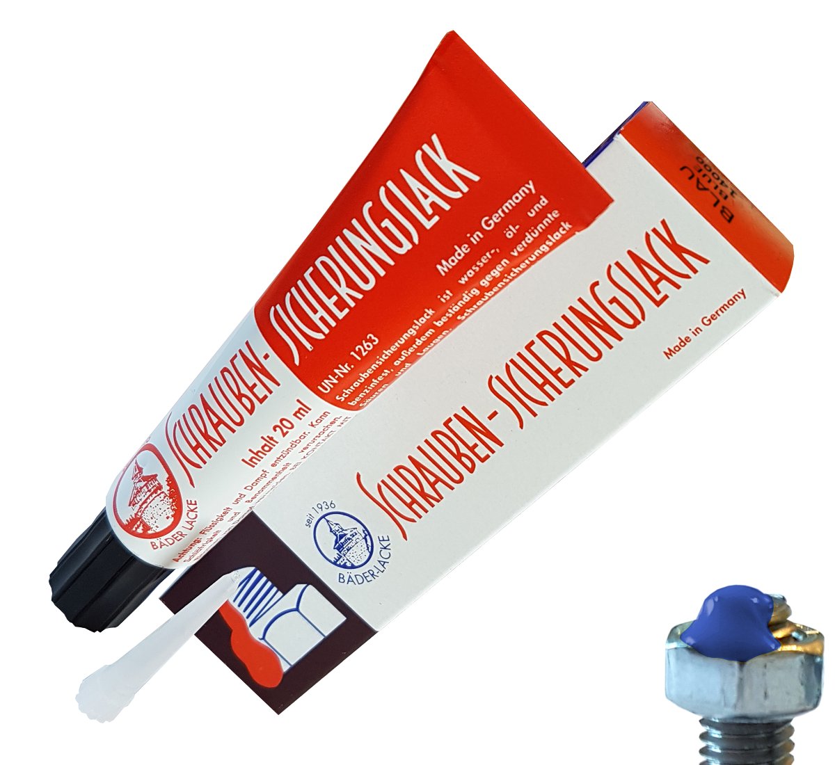 

Plomba płynna lak do śrub lakier niebieski 20ml