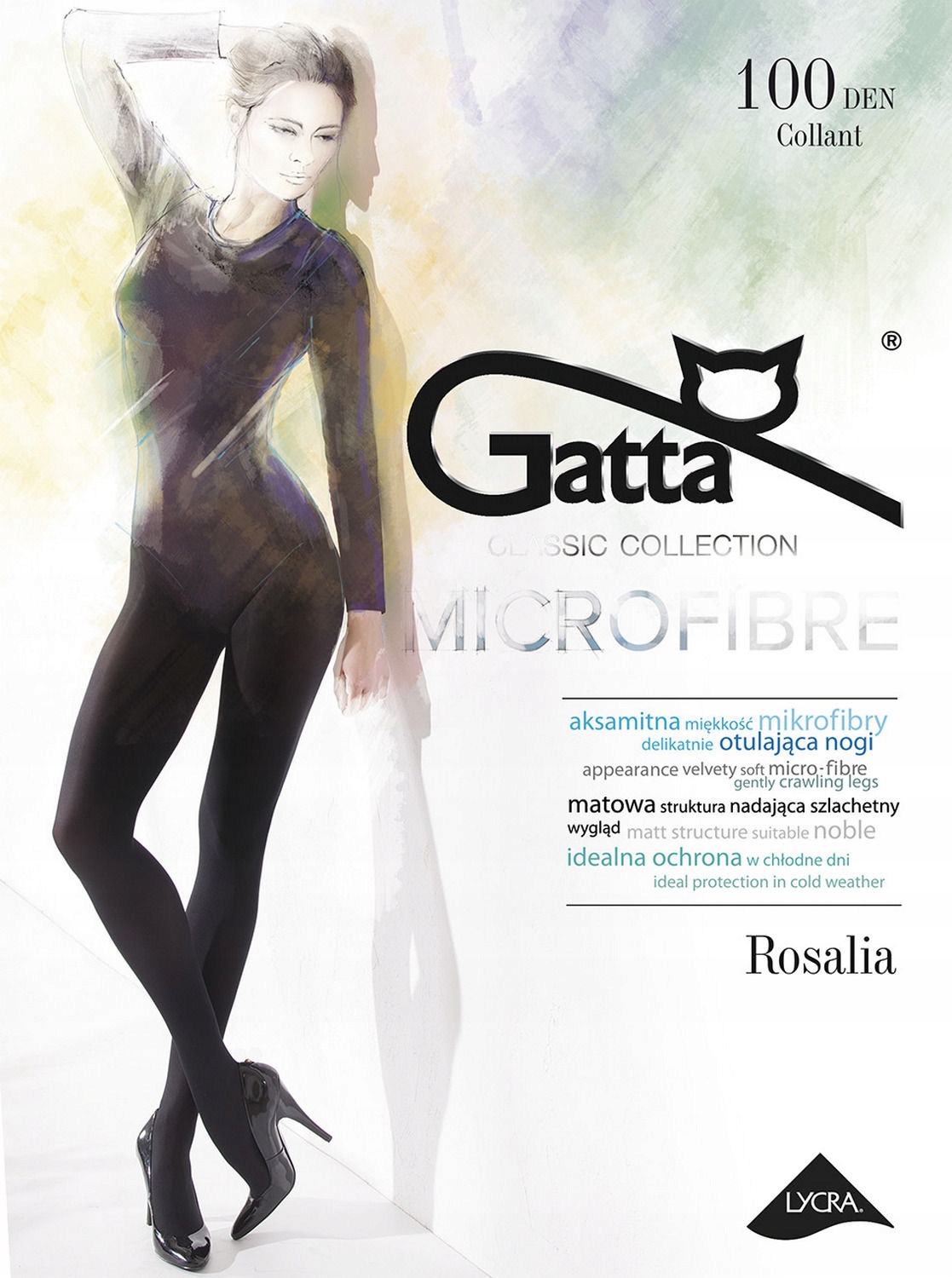 

gatta Rosalia Microfibra 100den kolory # 4 L