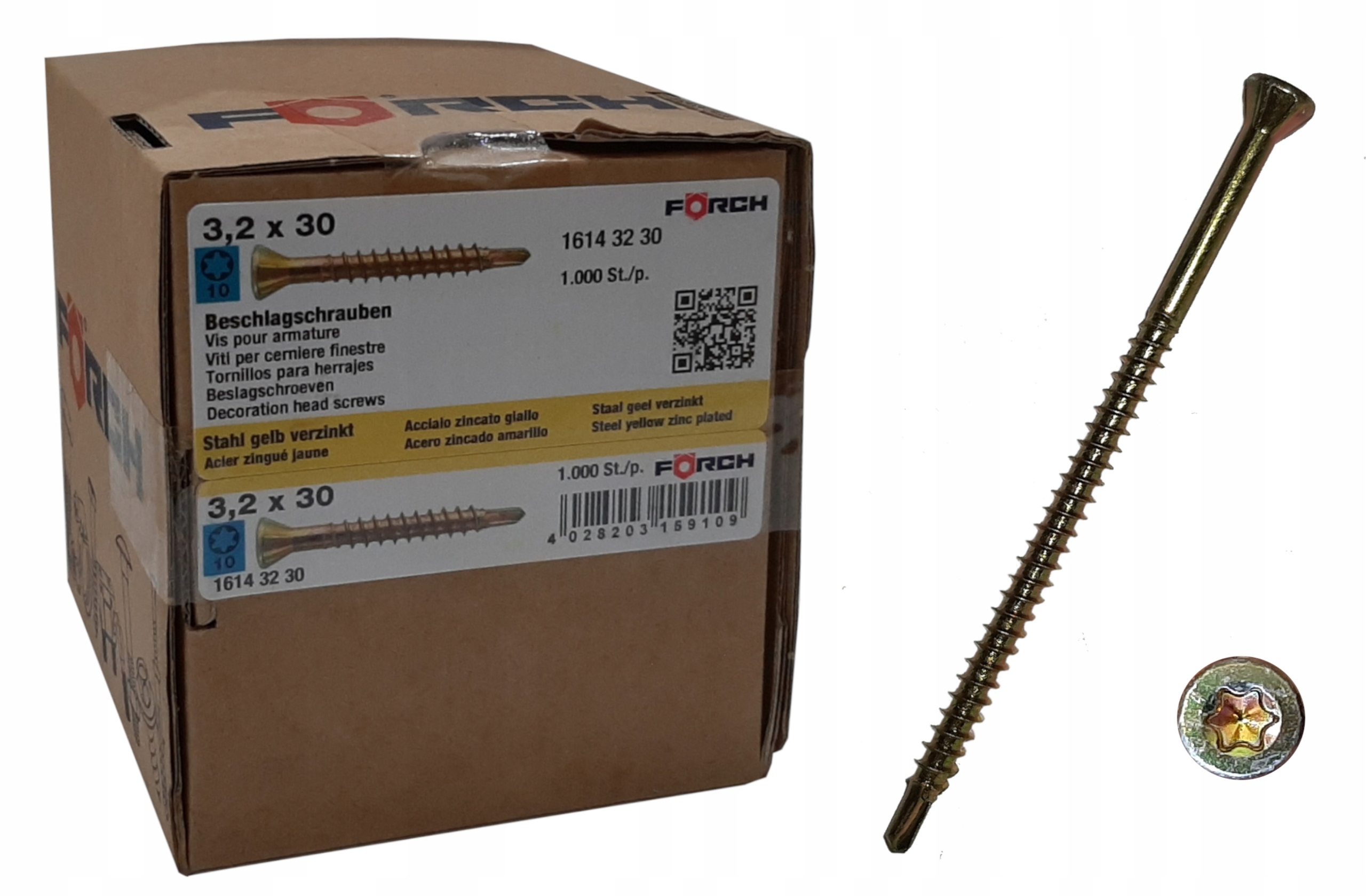 Vruty do dřeva 3,2x30 podlaha fasáda 1000ks