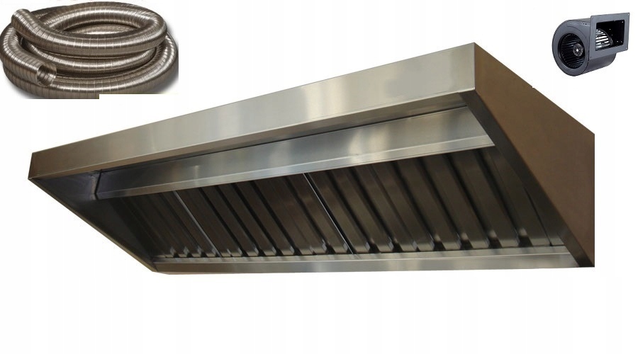 Gastronomická digestoř S 170*60*40 Filtry Turbína