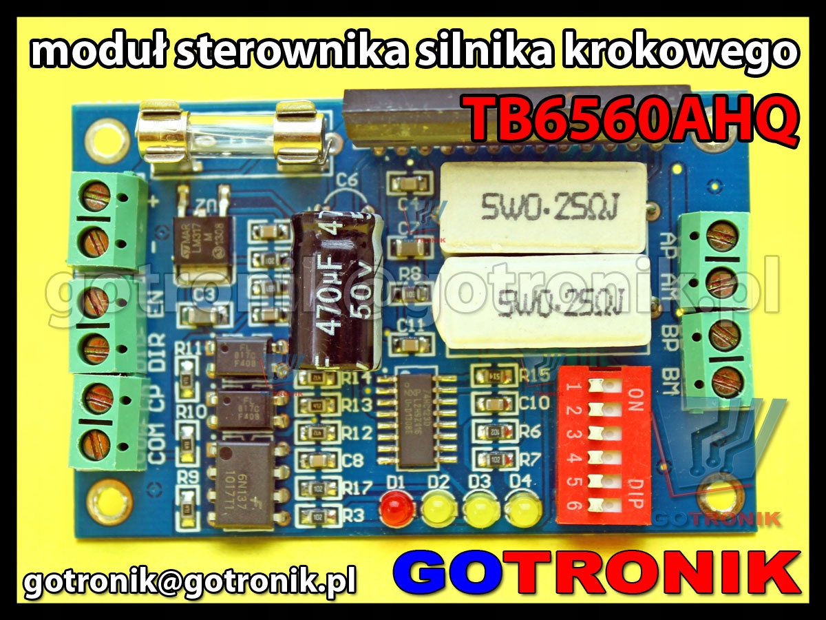 Moduł sterownika silnika krokowego TB6560AHQ___062 Producent LCT