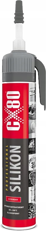 CX80 Silikon wysokotemperaturowy CZERWONY 210ml Producent CX80