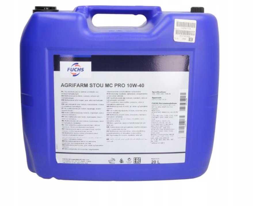 OLEJ FUCHS AGRIFARM STOU MC PRO 10W40 20L