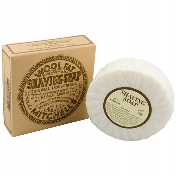 Mitchells Wool Fat Mydło do Golenia 125g